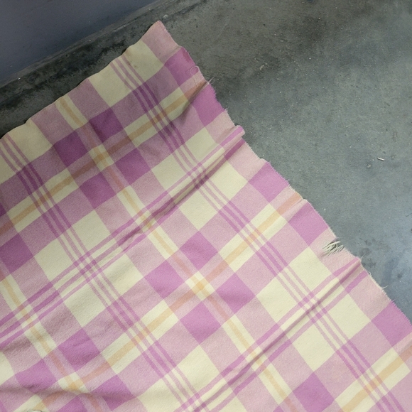 Strathdown,  Wool Blanket 1950s,  Blanket Wool,  Plaid Blanket,  Cottagecore, - Picture 3 of 7